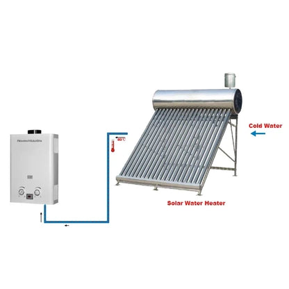 Instant Gas Water Heater with Backup Hot Water System