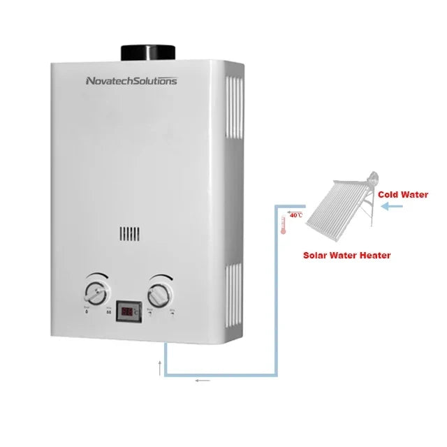 Instant Gas Water Heater with Backup Hot Water System