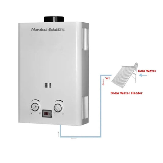 Instant Gas Water Heater with Backup Hot Water System