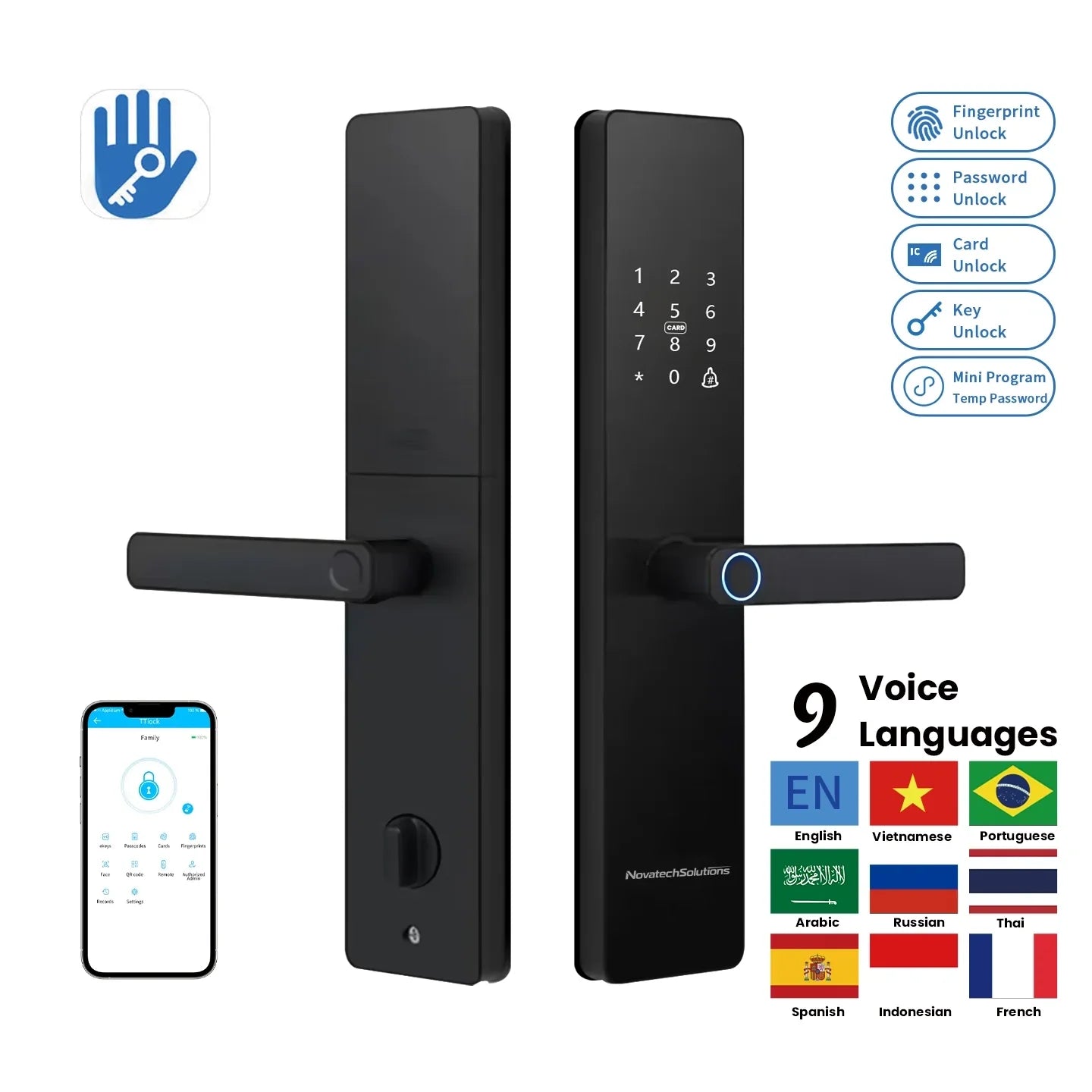 Smart Door Handle Lock